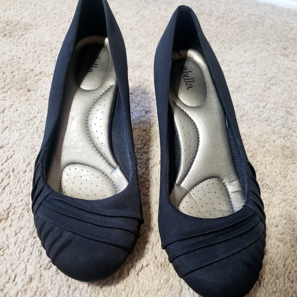 Abella black heels